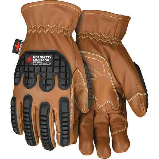 Mcr Safety Arc-Flash Gloves, Large, 9.5" L, 61.4 cal/cm², Level 4, NFPA 70E