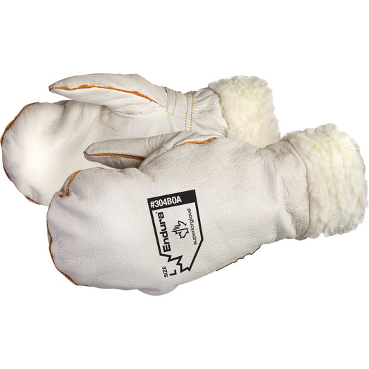 Superior Glove Works Ltd. Endura® Winter Chopper Cowgrain Mitts, Size Large, Mitt