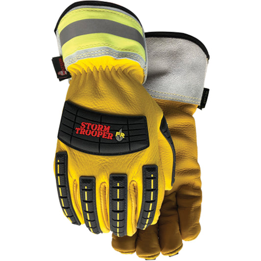 Watson Gloves 5782CR Storm Trooper Gloves, X-Large, Cowhide Palm, Elastic Cuff