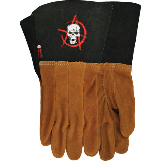 Watson Gloves 263AW What The Buck Welding Gloves, Split Deerskin, Size 7