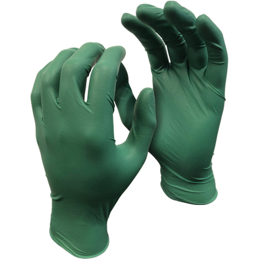 Watson Gloves 5559PF Green Monkey™ Gloves, Medium, Nitrile, 4-mil, Powder-Free, Green