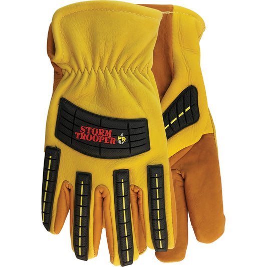 Watson Gloves 5782 Storm Trooper Gloves, Medium, Cowhide Palm, Slip-On Cuff