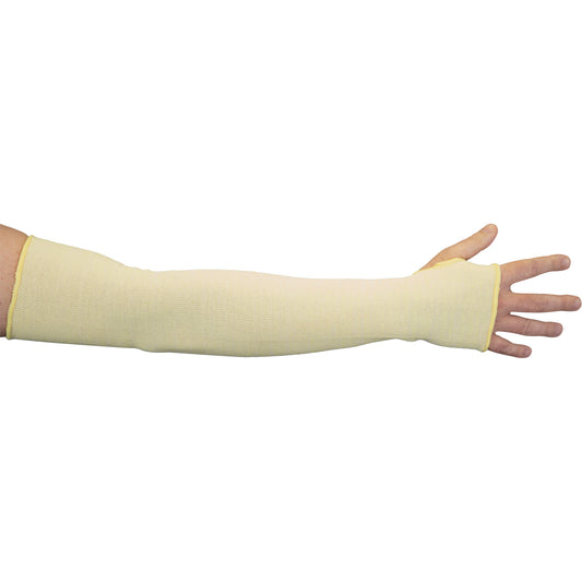 Superior Glove Works Ltd. Contender™ Cut-Resistant Sleeves, Aramid, 22", ASTM ANSI Level A4/EN 388 Level 1/EN 388 Level 5, Beige