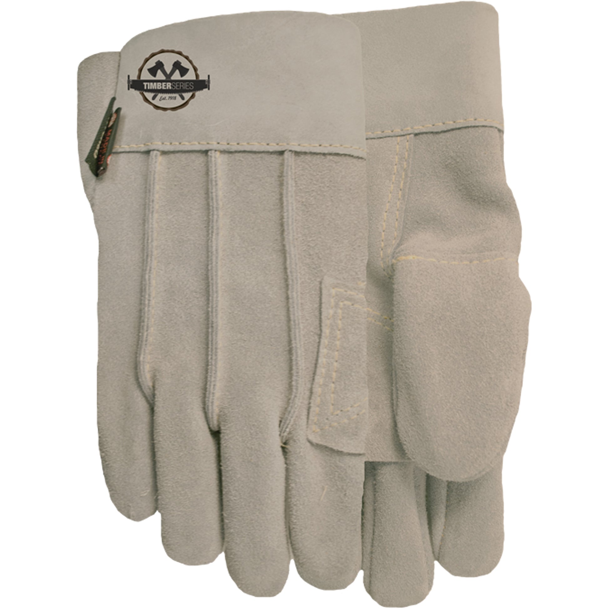 Watson Gloves 109BT Timber Beast Welding Gloves, Split Cowhide, Size 10