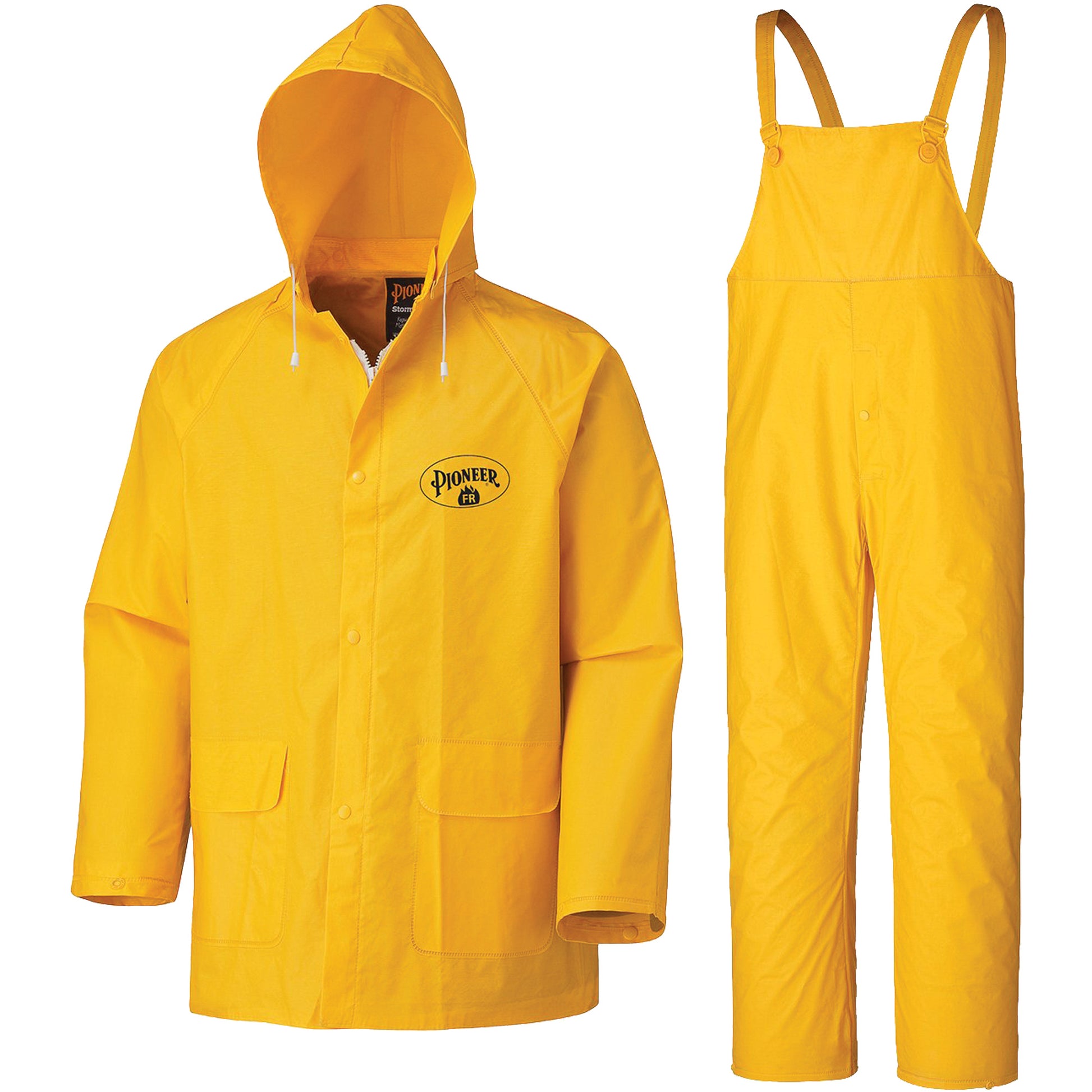Pioneer 578 Flame Retardant Rainsuit, Medium, Yellow