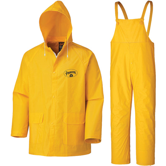 Pioneer 578 Flame Retardant Rainsuit, Medium, Yellow
