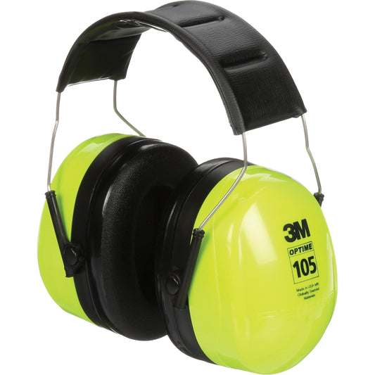 3M Peltor™ Optime 105 Earmuffs, Headband, 30 NRR dB