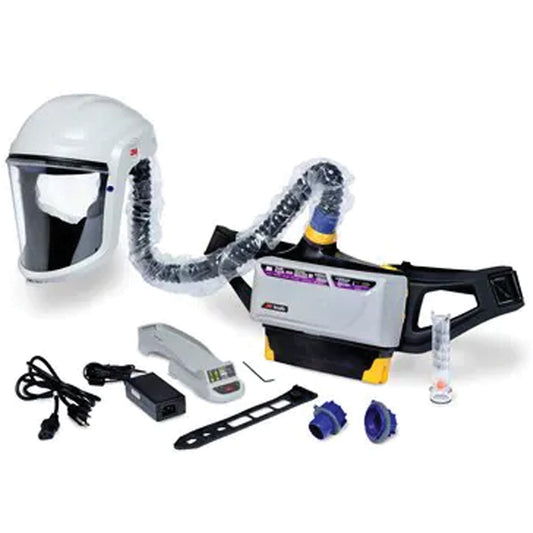 3M Versaflo™ Powered Air Purifying Respirator Painter's Kit, Headcover & Faceshield, Lithium-Ion Battery