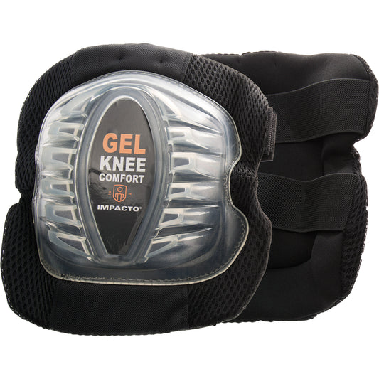 Impacto All-Terrain Knee Pads, Hook and Loop Style, Plastic Caps, Gel Pads