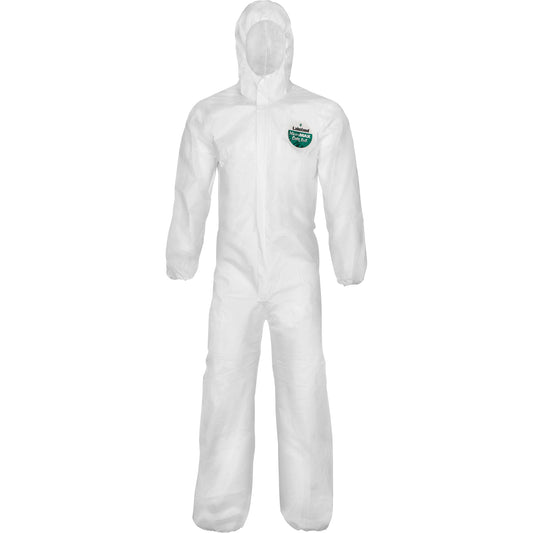 Lakeland MicroMax® NS Cool Suit Coveralls, Small, White, Microporous/Polypropylene