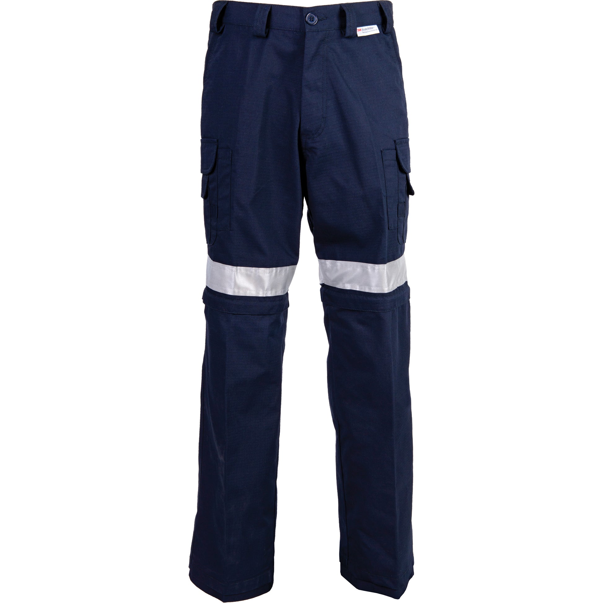 Coolworks High Visibility Pants, Poly-Cotton, 34, Navy Blue