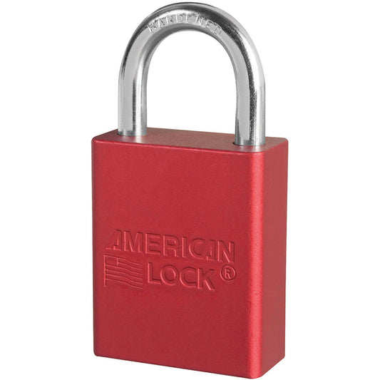 Master Lock 1105 Series Padlock, Safety Padlock, Keyed Different, Aluminum, 1-1/2" Width
