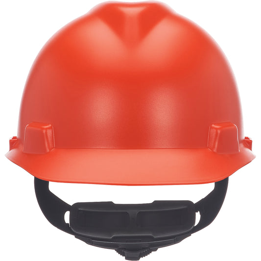 MSA V-Gard® Hardhat, Ratchet Suspension, Orange