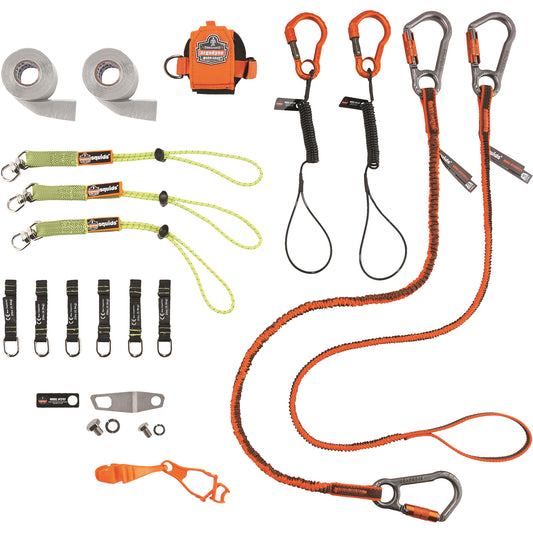 Ergodyne Squids® 3184 Concrete Finisher & Mason's Tool Tethering Kit