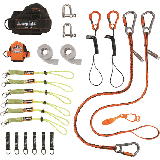 Ergodyne Squids® 3186 Iron/Steel Worker's Tool Tethering Kit