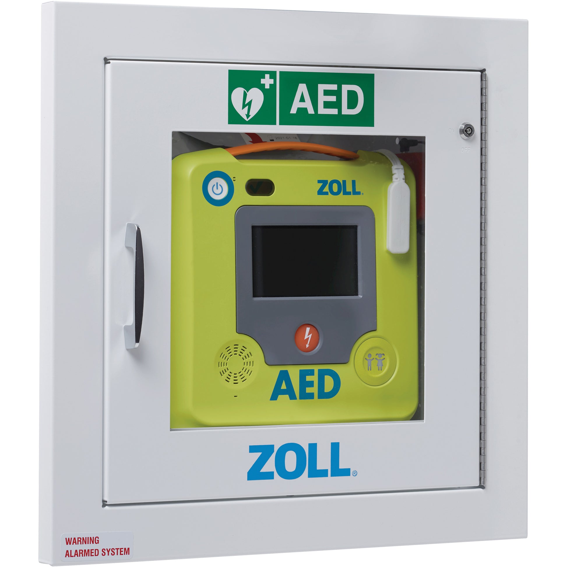 Zoll Fully-Recessed AED Wall Cabinet, Zoll AED 3™ For, Non-Medical