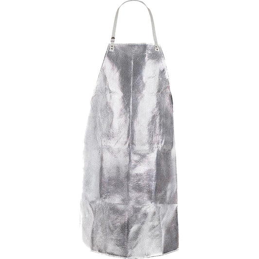 Natpro Heat Resistant Apron with Strap, 24" W x 42" L, Aluminized Kevlar®