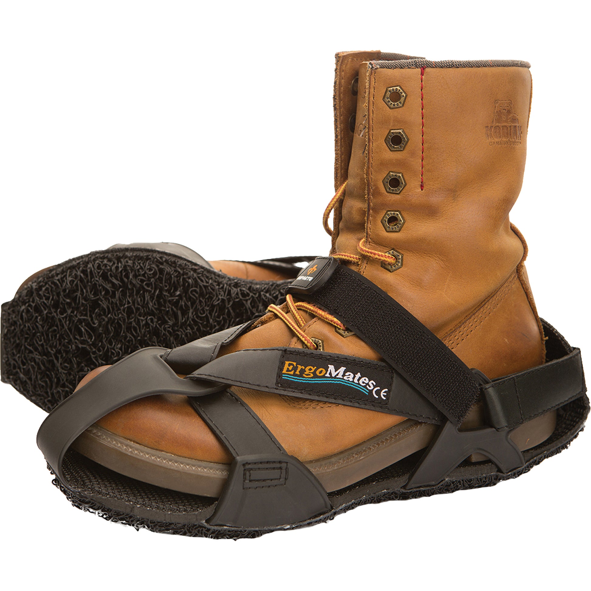Impacto Ergomates™ Anti-Fatigue Overshoes, PVC, Hook and Loop Closure, Fits Men's 11 - 13/Women's 12 - 13