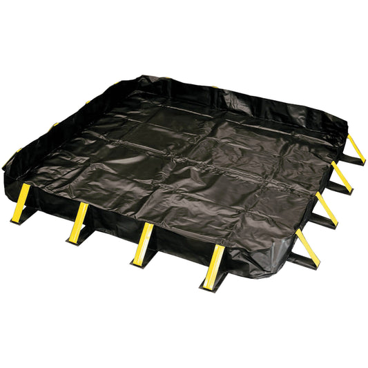 Enpac Stinger Containment Berm, 2693 US gal. Capacity, 30' W x 10' L x 12" H, Snap-Up Bracket
