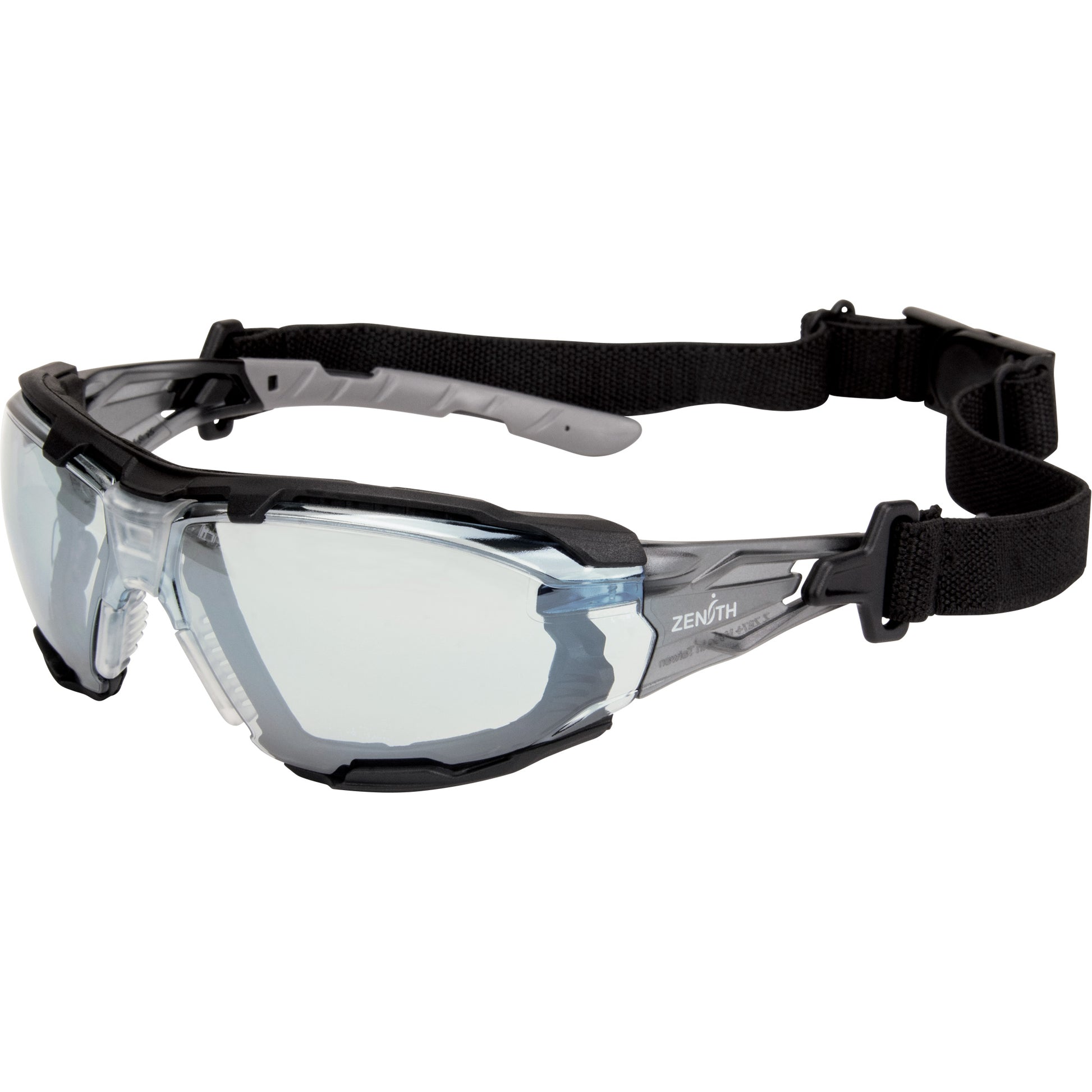 Zenith Safety Products Z2900 Series Safety Glasses with Foam Gasket, Indoor/Outdoor Mirror Lens, Anti-Scratch, ANSI Z87+/Meets/Exceeds CSA Z94.3