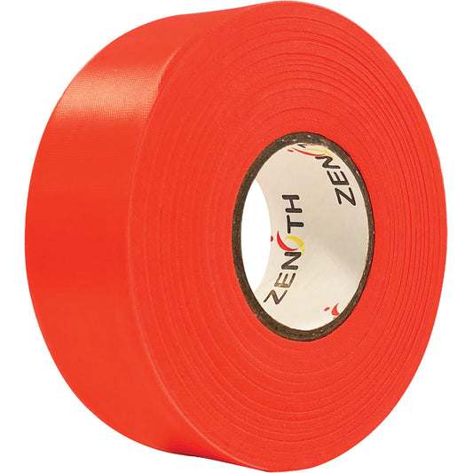 Zenith Safety Products Flagging Tape, 1.1875" W x 164' L, Fluorescent Orange