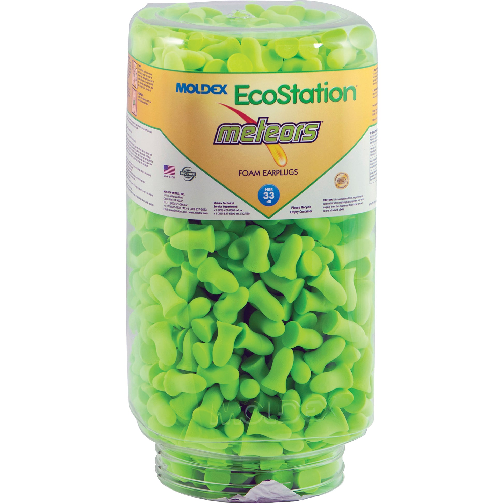 Moldex EcoStation™ Meteors® Earplug Refill, Bulk - Canister