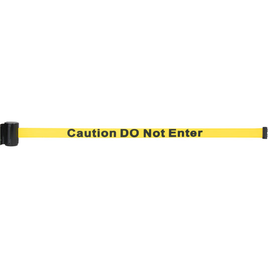 Zenith Safety Products Magnetic Tape Cassette for Build-Your-Own Crowd Control Barrier, Caution Do Not Enter, 7', Yellow Tape
