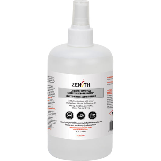 Zenith Safety Products Anti-Fog Premium Lens Cleaner, 473 ml
