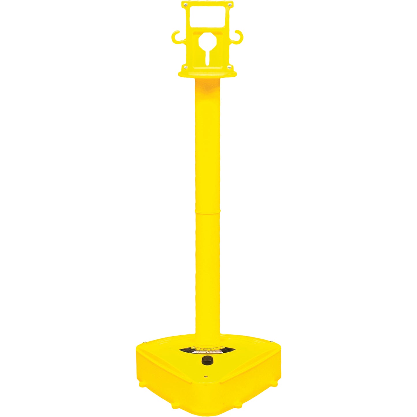 Mr. Chain X-Treme Duty Stanchion, 46.5" High, Yellow