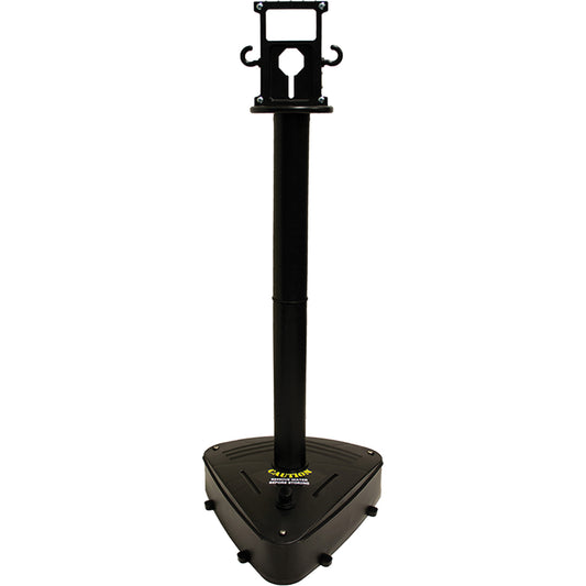 Mr. Chain X-Treme Duty Stanchion, 46.5" High, Black
