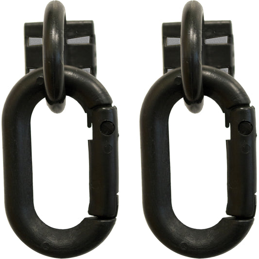 Mr. Chain Safety Chain Magnetic Ring & Carabiner Set, Black