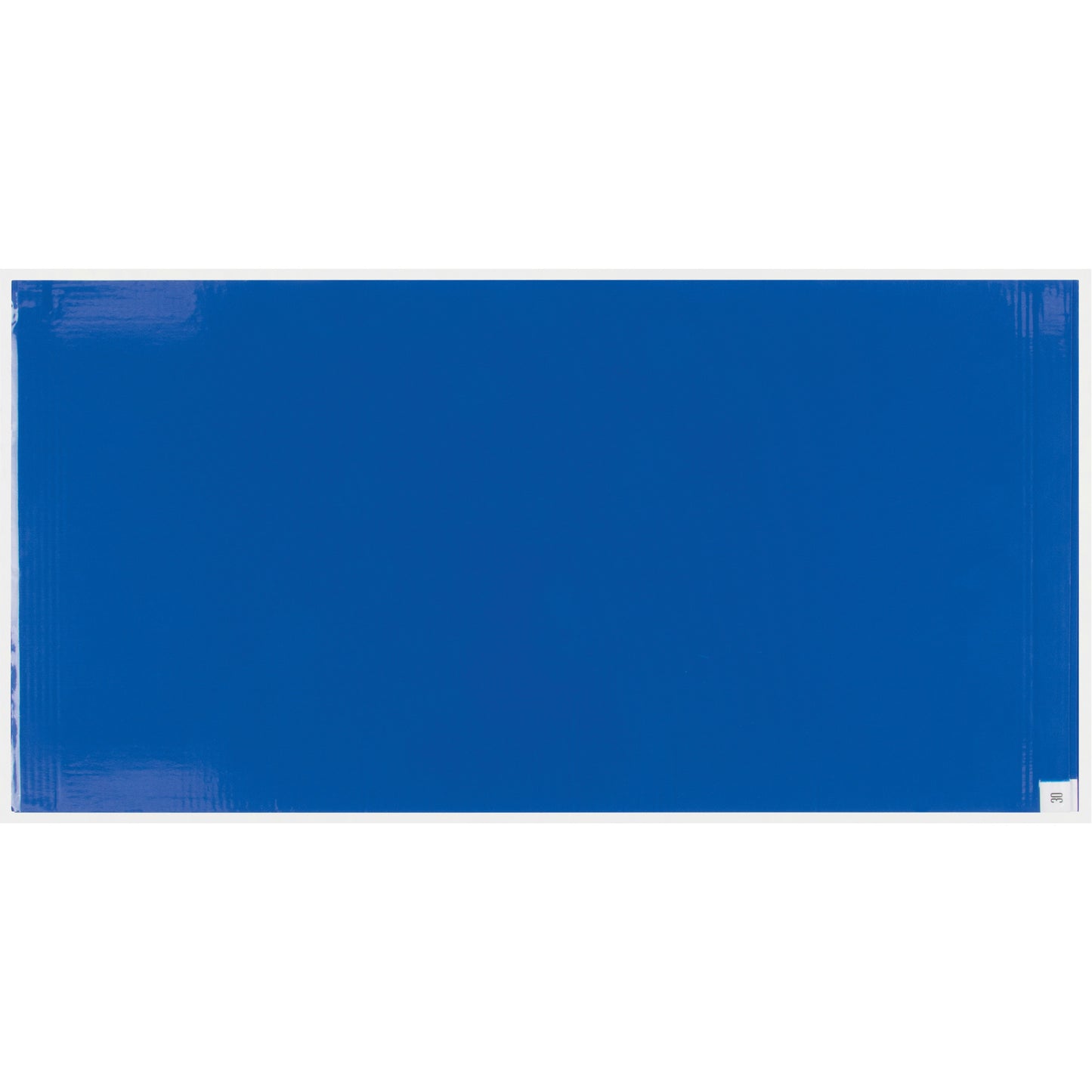 Zenith Safety Products Clean Room Mat & Frame Kit, 1.57 mils Thick, 18" W, 3-3/4' L x Blue