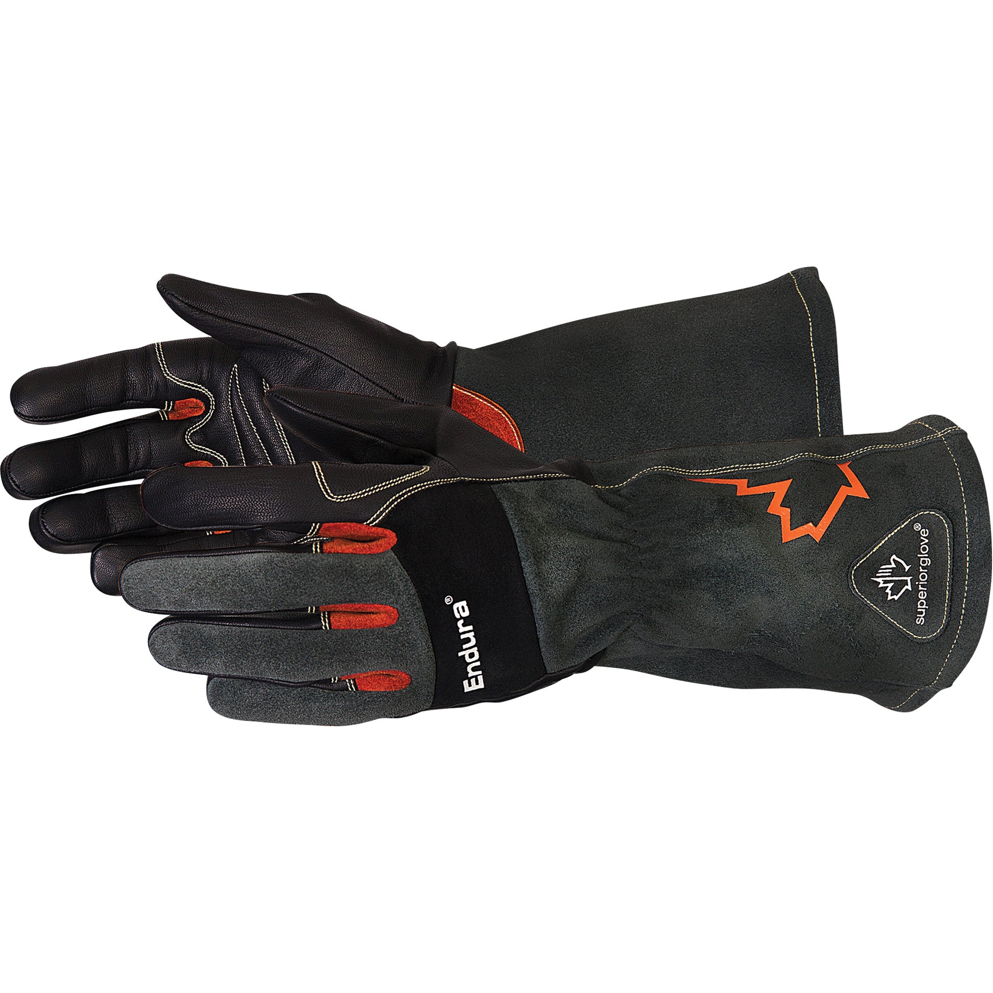 Superior Glove Works Ltd. Endura® TIG Welding & Multi-Task Glove, Grain Goatskin, Size Small