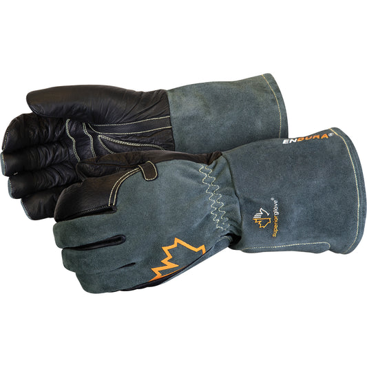 Superior Glove Works Ltd. Endura® Mig Welding Gloves, Grain Cowhide, Size Large