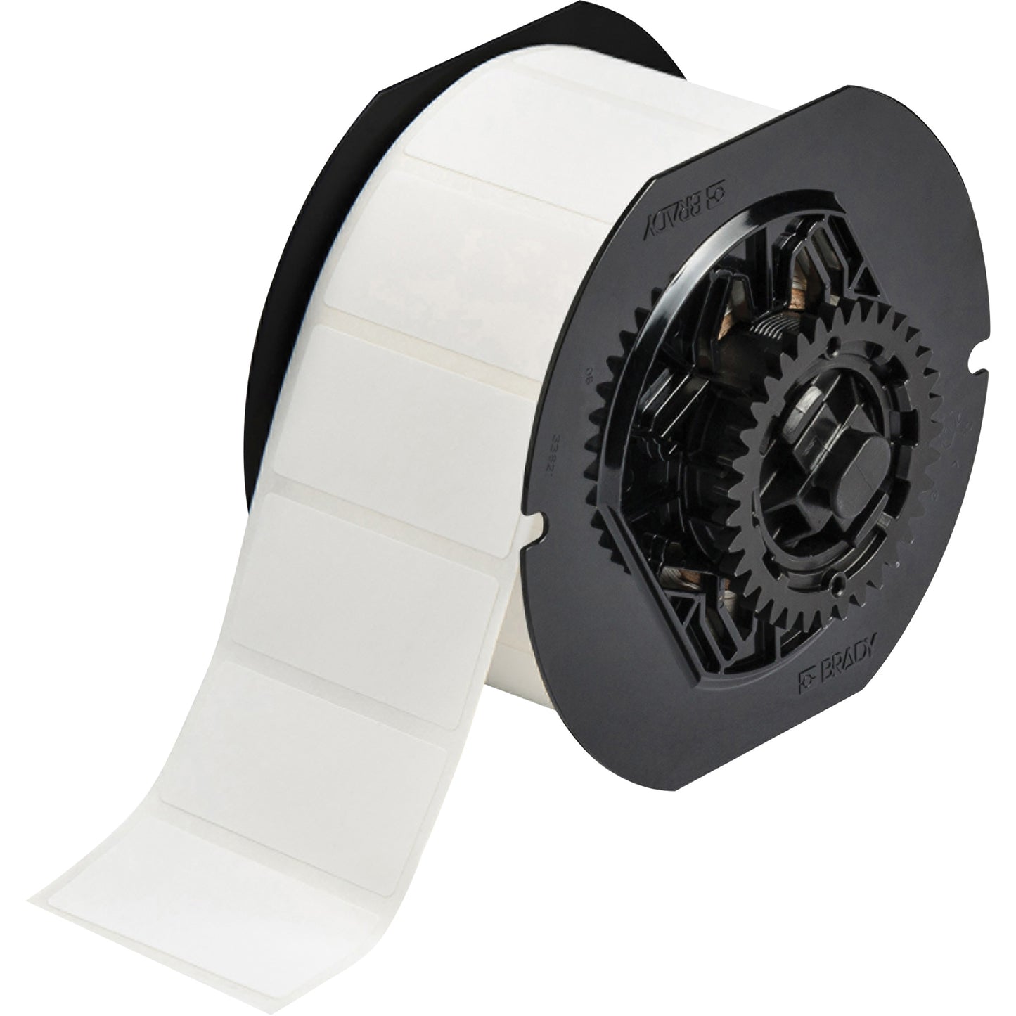 Brady B33 Series Printer Labels, Paper, 2" L x 1" H, White