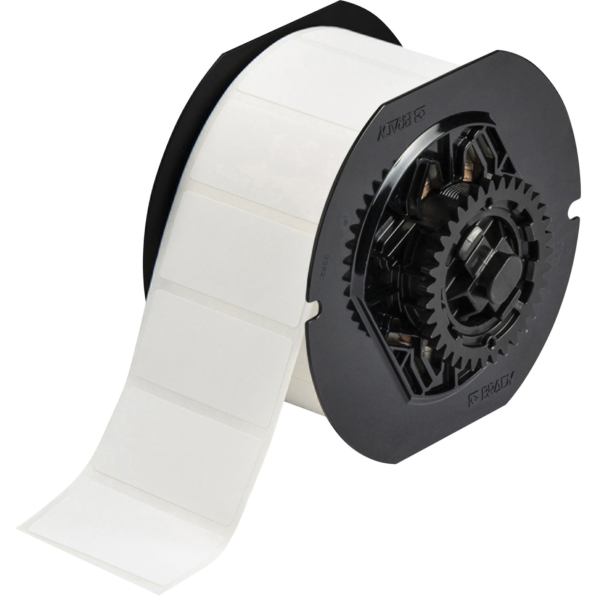 Brady B33 Series Printer Labels, Paper, 2" L x 1" H, White