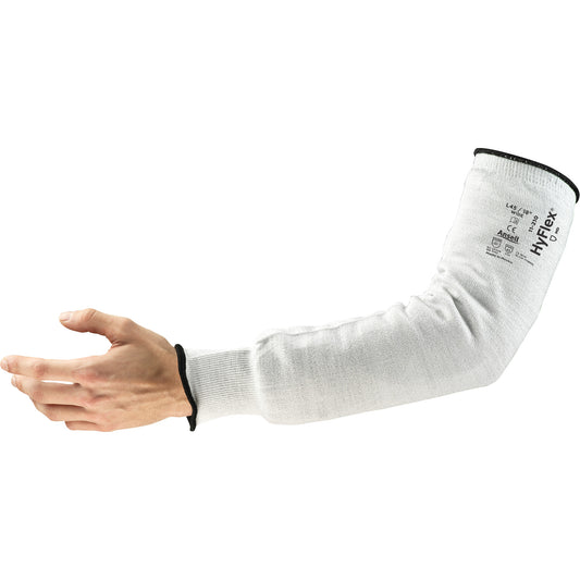 Ansell HyFlex® 11-210 Series Wide Cut Resistant Sleeve, Intercept™, 18", ASTM ANSI Level A2/EN 388 Level 2, Grey