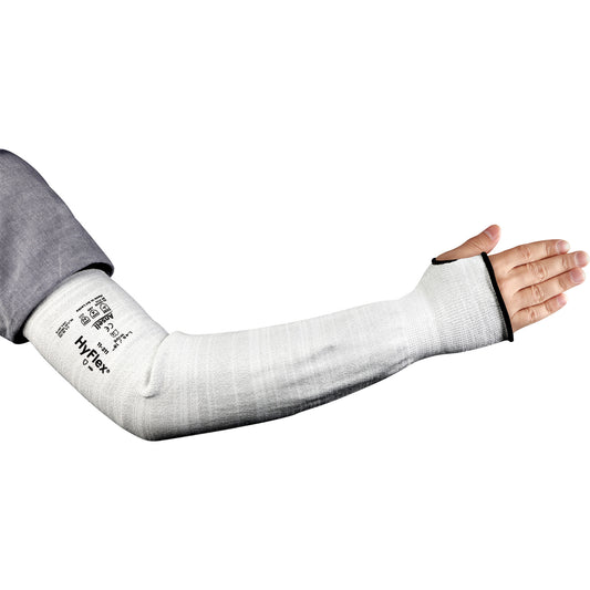 Ansell HyFlex® 11-211 Series Narrow Cut Resistant Sleeve, Intercept™, 18", ASTM ANSI Level A2/EN 388 Level 2, Grey
