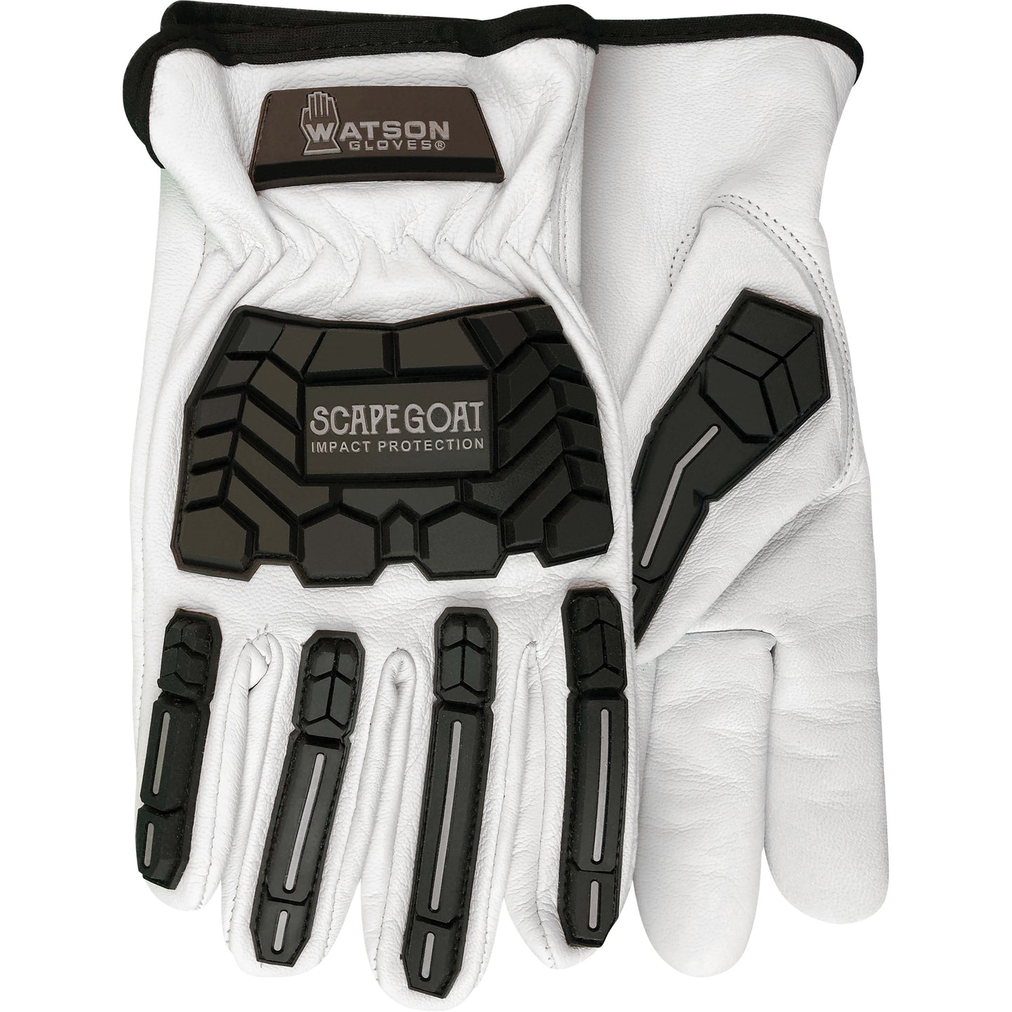 Watson Gloves Scape Goat Impact Gloves, Large, Goatskin Palm, Slip-On Cuff