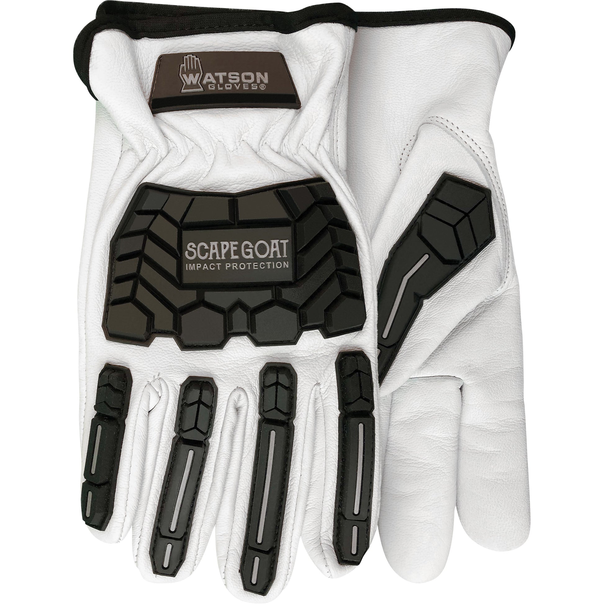 Watson Gloves Scape Goat Impact Gloves, Large, Goatskin Palm, Slip-On Cuff