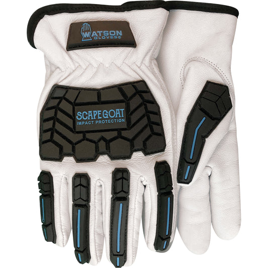 Watson Gloves Scape Goat Insulated Impact Gloves, Small, Goatskin Palm, Slip-On Cuff