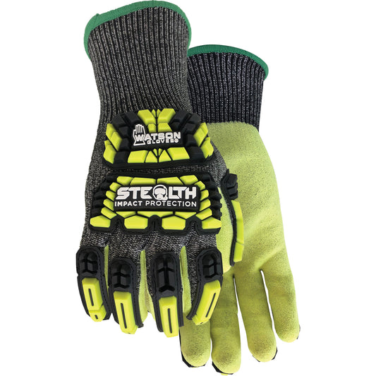 Watson Gloves Stealth Dog Fight Impact & Cut Resistant Gloves, Small, Nylon/HPPE/Spandex/Glass Fibre Palm, Knit Wrist Cuff
