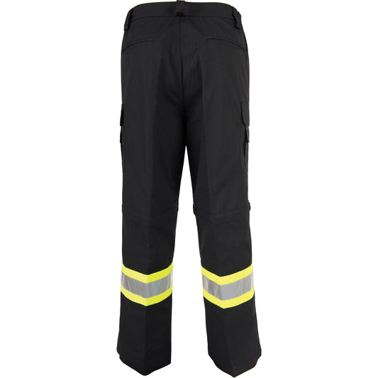 Coolworks All-Season High Visibility Ventilated Pants, Poly-Cotton, 30, Black