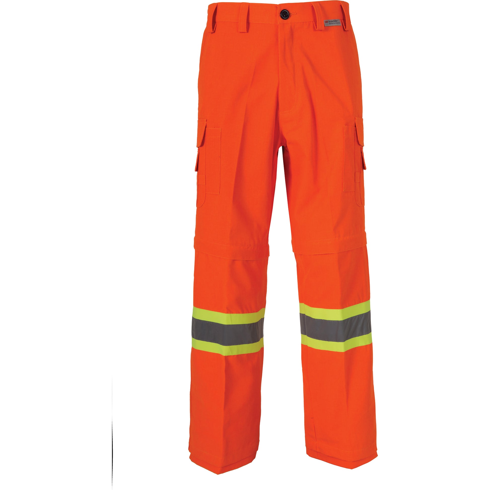 Coolworks All-Season High Visibility Ventilated Mining Pants, Poly-Cotton, 28, High Visibility Orange