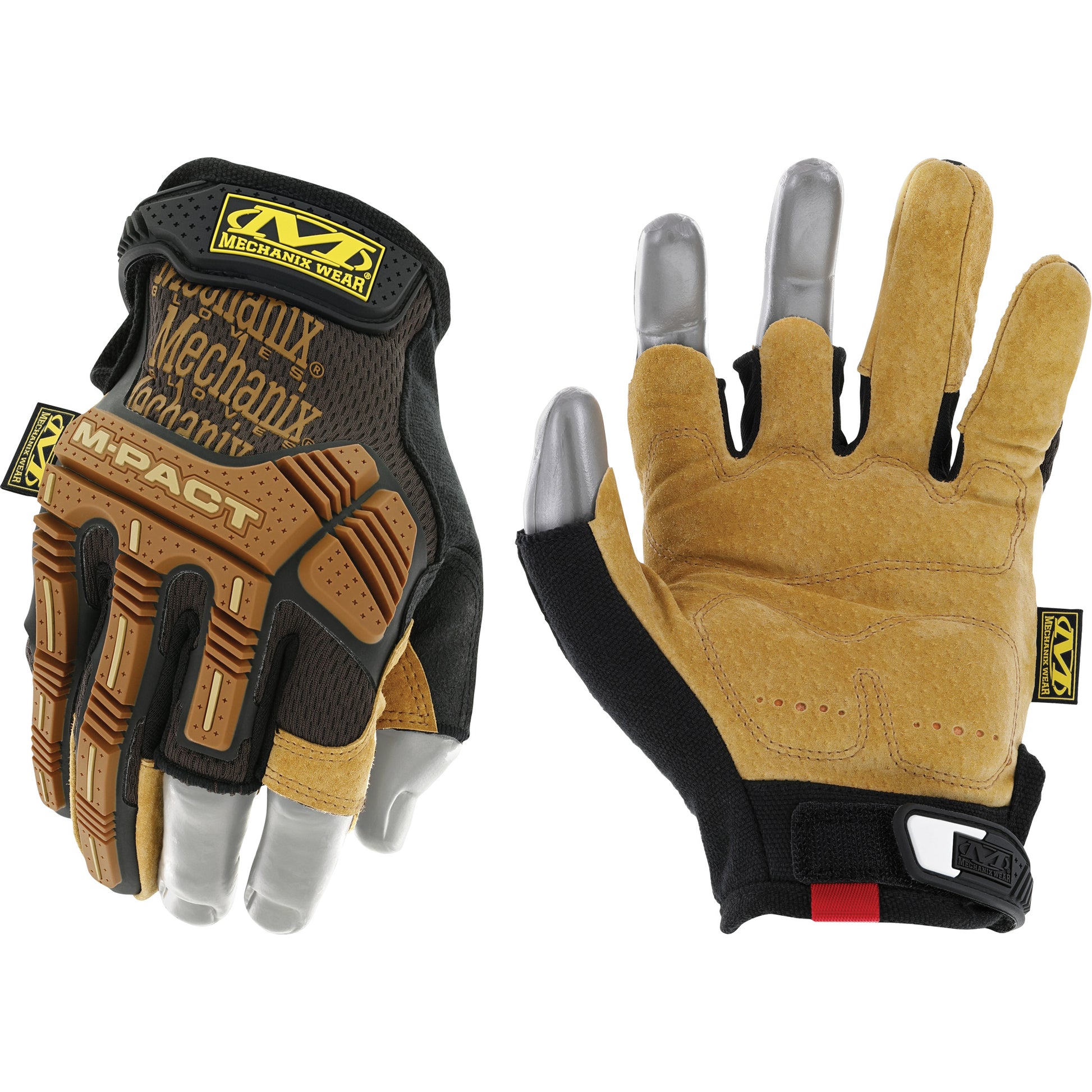 Mechanix Wear M-Pact® Framer Impact Gloves, 9, Synthetic Palm, Hook & Loop Cuff