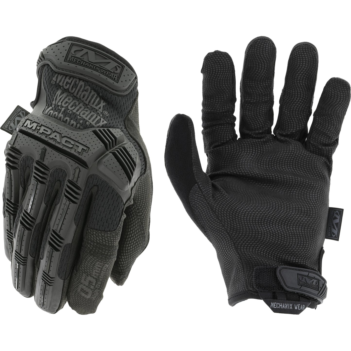 Mechanix Wear M-Pact® 0.5mm High Dexterity Impact Gloves, 12, Synthetic Palm, Hook & Loop Cuff