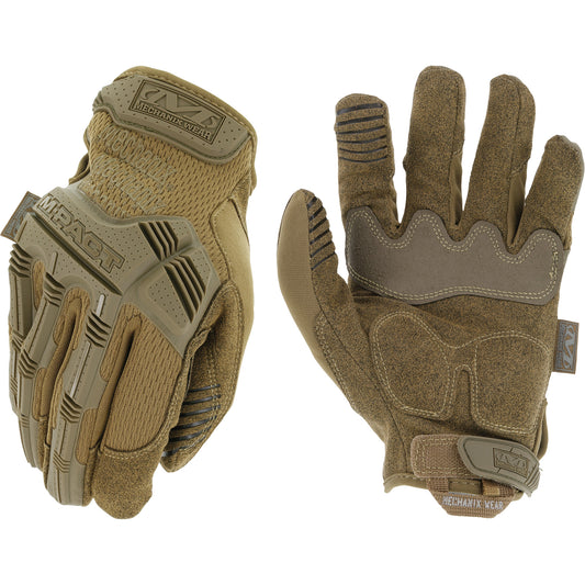 Mechanix Wear M-Pact® Coyote Tactical Impact Gloves, 10, Synthetic Palm, Hook & Loop Cuff