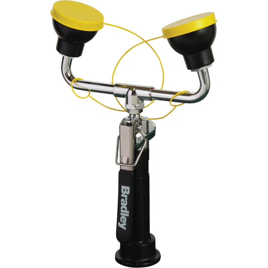 Bradley Face/Eyewash Hose Spray with Dual Sprayheads, Counter-Mount Installation