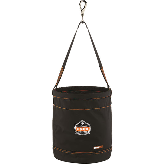 Ergodyne Arsenal® 5970 Swiveling Hook Hoist Bucket, Nylon, 12.5" Dia. x 15" H, 100 lbs. Load Rating