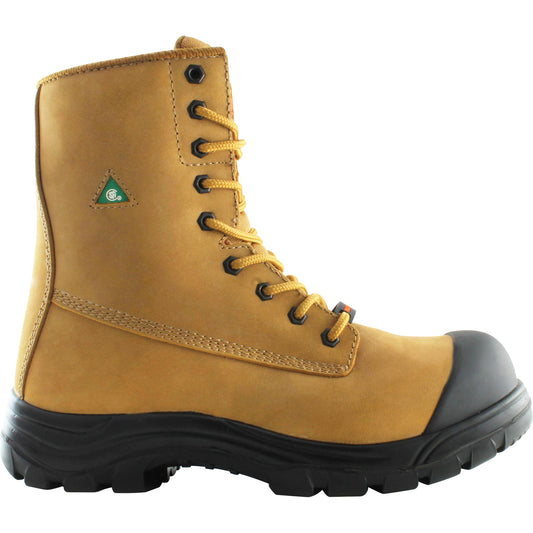 JB Goodhue Storm Work Boots, Leather, Steel Toe, Size 10, Impermeable